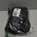 BeryLove Women Sequin Formal Party Dress Flutter Short Sleeve Wedding Cocktail Long Evening Dress (Small, Black)