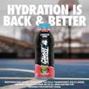 GHOST Hydration Drink, Kiwi Strawberry- RTD Sports Drink with Electrolytes, Natural Vitamins & Minerals - All Day Lifestyle Hydration Beverage - Zero Caffeine & Zero Sugars - 16.9 Fl Oz, 12 Pack (EXP 09/30/26)