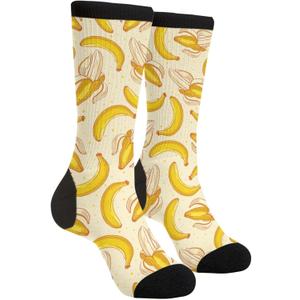 Fashion Novelty Casual Crew Socks Gifts For Men Women (One Size, 1)