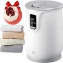 [Upgrade Smart Touch Screen] Towel Warmer, 24H Preset Heated Towel Warmer 20L Large Fast Heating for Bathroom Spa & Robes Blankets Heater Dryer for Home Families PJs & More, Grey