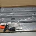 Haturi Vacuum Stand, Dyson Vacuum Holder and Metal Storage Bracket, Standing dock for Dyson G5 V15 V12 V11 V10 V8 V7 V6, Hidden Power Cord Design for Dyson Handheld Cordless Vacuum Cleaners (with Square Base, Gray)