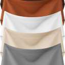 Womens Seamless Underwear High Waisted Full Coverage Briefs No Show Soft Breathable Panties 6 Pack, Size L