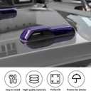 Voodonala Hood Hinge Cover Trim Exterior Accessories Decoration for 2018-2025+ Jeep Wrangler JL JLU Sports Sahara Freedom Rubicon Unlimited Gladiator JT 2-Door & 4-Door 2PCS Purple