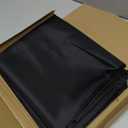 sancua 2 Pack Black Tablecloth 60 x 102 Inch, Rectangle 6 Feet Table Cloth - Stain and Wrinkle Resistant Washable Polyester Table Cover for Dining Tables, Buffet Parties and Camping