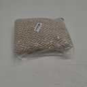 DII Rustic Farmhouse Double Diamond Woven Throw, 50x60, Stone
