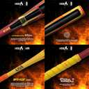Easton | 2025 | Hype FIRE Baseball Bat | USSSA | -8 Drop | 2 3/4' Barrel | 29 inch, 21OZ