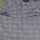 Karl Lagerfeld Women's Tweed Short Sleeve Round Neck Shift Mini Dress 12