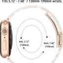 Compatible With Apple Watch Band 38mm 40mm 41mm 42mm 44mm 45mm 46mm 49mm Lightweight Resin For iwatch SE 3 2 Series 11 10 Series 9 8 7 6 5 4 3 2 1 Ultra Apple Watch Bands for Women Men