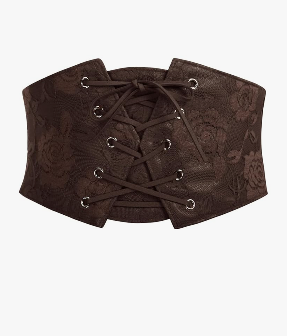 GRACE KARIN Women's Elastic Stretch Corset Waist Cincher Belt S/M