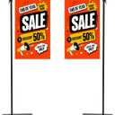 2 Pack Hanging Floor Poster Stand Sign Holder