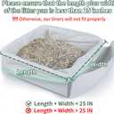 ANWA 120 Count Cat Litter Box Liners for Automatic Cat Litter Box and Litter Box Robot 4/5, Heavy-Duty, Extra Thick, Economy Bulk Pack