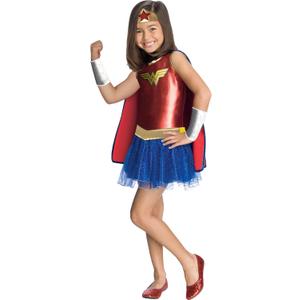 Rubies DC Comics: Wonder Woman Costume Tutu Dress for Kids, Girl's Medium