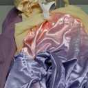 CosFantasy Women's Cosplay Costume Dress Gown Gradient Chiffon Satin Dress Halloween Outfit (Large, Multicolored)