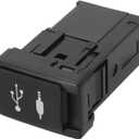 Aux USB Port Adapters Jack For Toyota for 2014-2019, 12V Car Audio USB Connectors Auxiliary Input Adapter Sockets Replacement Parts 86190-0E090