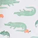 Simple Joys by Carter's Baby Boys' 6-Pack Sleeveless Bodysuits, Alligator/Dinosaur/Stripe/Trucks, 12 Months