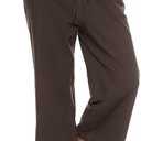 LNX Womens Linen Capri Pants Wide Leg High Waisted Drawstring Casual Cropped Pants with Pockets XL