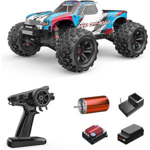 MJX 16208 1/16 RTR Brushless RC Cars, Top Speed 42mph 4x4 Hobby Electric Off Road Jump Remote Control Truck, Adult RC Monster All Terrain Remote Control Cars
