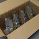 M MCIRCO [5-Pack,36 Oz] Glass Meal Prep Containers 2 Compartments Portion Control with Upgraded Snap Locking Lids Glass Food Storage Containers, Microwave, Oven, Freezer and Dishwasher (4.5 Cups) (Gray)