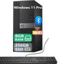 Dell OptiPlex 7040 Tower Desktop Computer PC, Core i5-6500T, 8GB RAM, 256GB SSD, USB WiFi, USB Bluetooth, Mouse and Keyboard, Windows 11 Pro 