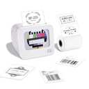 LFPERT 2 Inch Label Maker Machine with Tape, Bluetooth Label Printer, BQ1 Portable Thermal Inkless Labeler for iOS & Android, Easy to Use, Fits Office, Home, School, Business, Gift