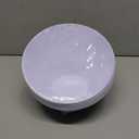 bUCLA 12 Pack White Plastic Serving Bowls - 54 OZ Angled Table Salad and Fruit Bowls Disposable for Chip&Candy - Ideal for Party & Wedding