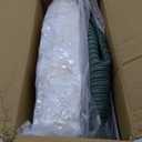 Pouf Ottoman Foot Stools Ottoman with Foam Small Corduroy Ottomans for Living Room Ottomans Pouf 20x15 Floor Poufs Foot Rest for Office Chair Dark Green Foot Stool Small