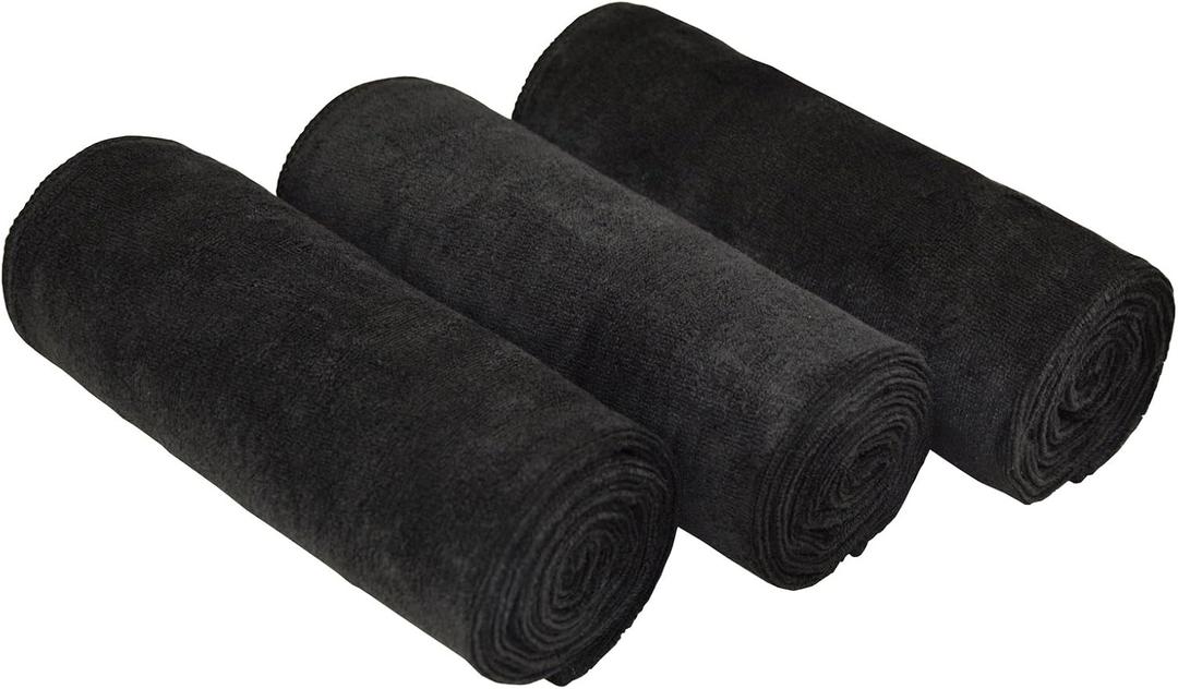 16" x 32"Gym Towels for Men & Women Microfiber Sports Towel Set Fast Drying & Absorbent Workout Sweat Towels for Fitness,Yoga, Golf,Camping 3-Pack Gift