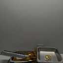 VEVOR Chafing Dish Buffet Set,8 Qt 2 Pack, Stainless Steel Chafer with 4 Half Size Pans, Rectangle Catering Warmer Server with Glass Lid Water Pan Folding Stand Fuel Holder, for Wedding Party Banquet (Gold)