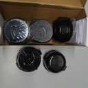 Bates- Stove Knob Safety Covers, Universal Size, 5 Pack, Black, Double Key Design, Heat Resistant Oven Knob Covers for Child Safety, Stove Guard Baby Proofing