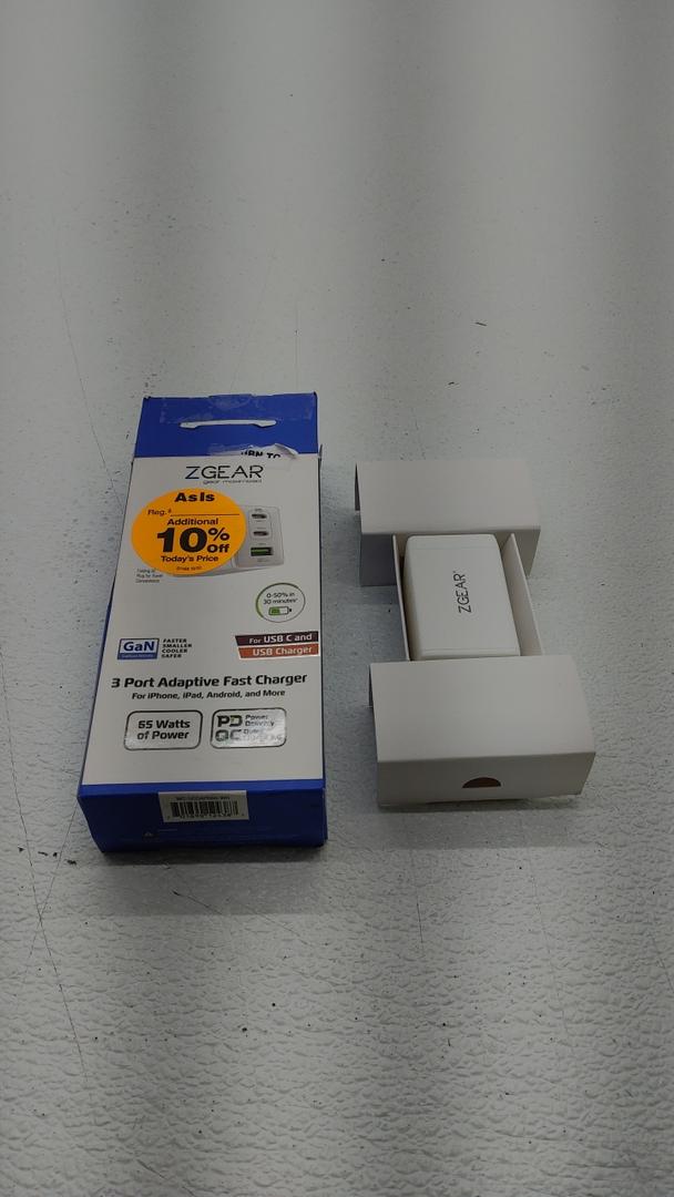 ZGear 3 Port Adaptive Fast Charger 65 Watts Of Power