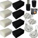 Three-Stage Filtration Tank Filter Maintenance Kit, Replacement for AquaClear 30/150 30-Gallon Aquarium