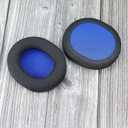 MOLGRIA Arctis 3/5/7 Mesh Ear Pads Cushion, Replacement Fabric earpads Blue Lining for Steel Series Arctis 3 Arctis 5 Arctis 7/7P Arctis 9 Arctis 1 Arctis Pro Prime Wireless Headsets