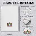 Red Bow Chinoiserie Christmas Tree Kitchen Towels, Blue and Red Porcelain Xmas Tree Decorative Hand Towels for Bathroom, Grandmillennial Christmas Dish Tea Towels for Kitchen, 16x24 Inch