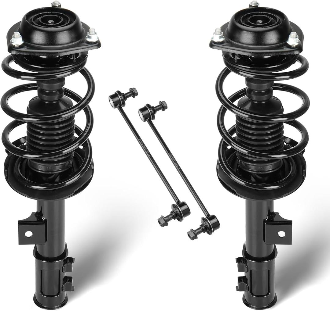Front Struts Assembly w/Coil Spring & Sway Bars End Links Fit for Hyundai Elantra Sedan 1.8L (GLS, Limited) 2011-13, for Elantra Sedan 1.8L/2.0L 2014-16, Replace for 172708 K750523 (4Pcs)