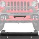 Universal Flip-Up Front License Plate Frame for 10" Hawse Fairlead Mount, Front License Holder Bracket Relocation, License Plate Mounting Bracket Compatible with All Models