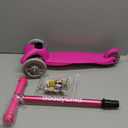 3 Wheel Scooters for Kids, Kick Scooter for Toddlers 3-6 Years Old, Boys and Girls Scooter with Light Up Wheels, Mini Scooter for Children (Pink)