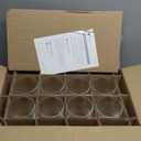 Libbey Polaris Tumbler and Rocks, Axis Glass Cups Set of 16, Elegant Mixed Drinking Glasses with Modern Clean Lines, Dishwasher Safe Glassware Set