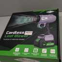 Leaf Blower Cordless with Battery and Charger,1000,000 RPM, 395CFM 1000G Power, Lightweight Handheld Design, Extended Nozzle,Blower for Patio Cleaning,Car Blowing Water, Blowing Leaves and Dust