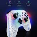 NexiGo Wireless Controller (No Deadzone) for Switch 2 and Switch, Bluetooth Controllers for Nintendo Switch with Vibration, Motion, Turbo and LED Light (Atmosphere) (Atomsphere)