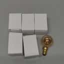 E14 Vintage Edison LED Light Bulbs 1W Non-Dimmable, European Base Warm White 2200K G40 150 Lumen CRI>90+Filament Mini Globe Bulb for Decorative Lamp, Amber Glow, 120V (6 Pack)