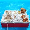 2 x 1LB-White Crinkle Paper Filler,Box Stuffing for Gift Box Filler.White Shredded Paper for Gift Baskets,Suitable for Different Festivals'Gift Basket Filler (Titanium White