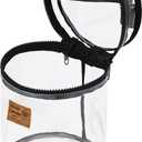 Rough Enough Clear Makeup Bag Leakproof Cosmetic Large Clear Toiletry Bag Organizer Case for Travel Gym Beach