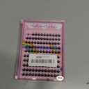 Bodermincer Lashes Clusters Extension Kit lash Clusters Lashes Wispy Eyelash Extension (14mm)