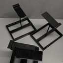 SSWBasics Rectangular Black Faceout Sign Holder for Slatwall - Holds 7" W x 5 ½"H Signs - Set of 2