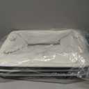 Bidtakay Baskets Fabric Storage Bins for Shelves [3-Pack] Decorative Storage Baskets for Organizing 15 X 11 X 9.5 inches Nursery Closet Foldable Toy Storage Closet Organizer Brown (White&Earthy Brown)