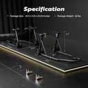 SPECSTAR Universal Motorcycle Stands, 882 Lbs Capacity Front Rear Wheels Lift Combo with U+L Adjustable Swingarm Spool, Heavy Duty Paddock Stands fit for BMW, Suzuki, Yamaha, Honda, Kawasaki, Black