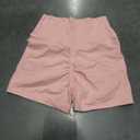 YEOREO Women's Biker Shorts 3.6" /4.5" / 6" Workout Gym Shorts Craze High Waist Tummy Control Hidden Scrunch Running Yoga (Baby Pink) S