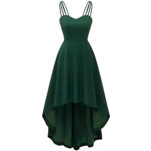 DRESSTELLS Cocktail Dresses for Women 2025 Formal Wedding Guest Hi Low Spaghetti Strap Fit Flare Vintage Party Halloween Dress XL, Dark Green DRESSTELLS Cocktail Dresses for Women 2025 Formal Wedding Guest Hi Low Spaghetti Strap Fit Flare Vintage Party Halloween Dress XL, Dark Green
