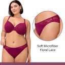 BLAKE & CO. 6 Pack Juniors Micro and Lace Cheeky Underwear (S)