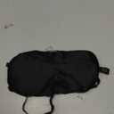 ALASKA BEAR Sleep Mask 2 Straps, Mulberry Silk, Twin Thin Elastic Bands Stay Put All Night, Smooth Eye Mask Two Adjustable Head Strings and Nose Baffle (Black)